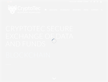 Tablet Screenshot of cryptotec.com